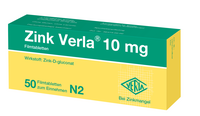 ZINK VERLA 10 mg Filmtabletten