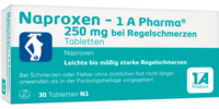 NAPROXEN-1A Pharma 250 mg b.Regelschmerzen Tabl.