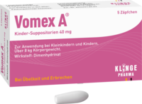 VOMEX A Kinder-Suppositorien 40 mg