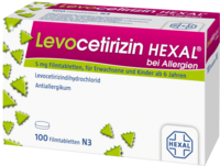 LEVOCETIRIZIN HEXAL bei Allergien 5 mg Filmtabl.